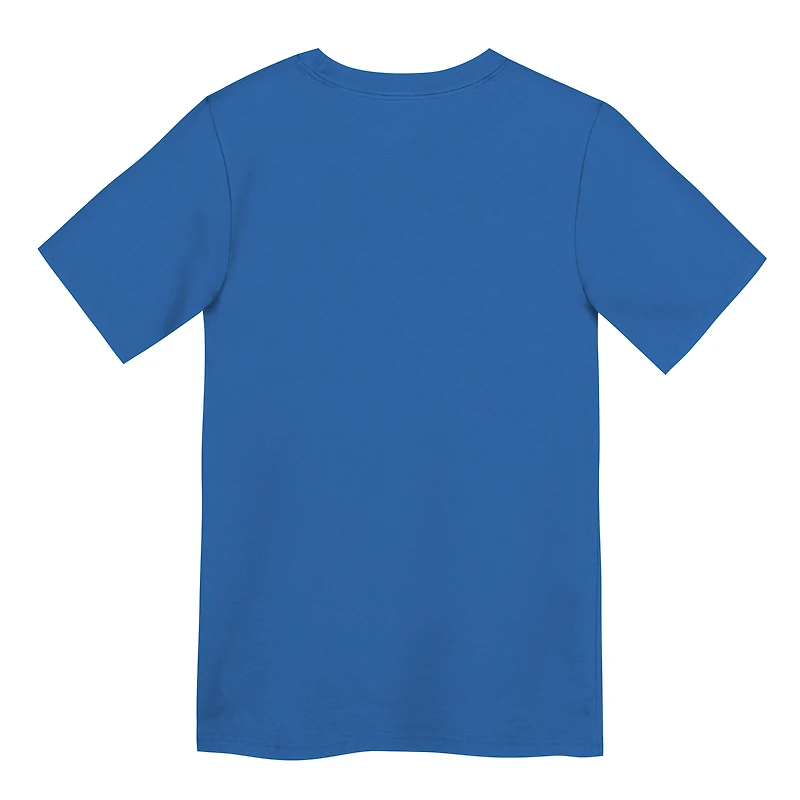 T-shirt Nike bleu pour enfant avec logo des Lions de Détroit