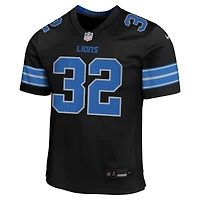 Maillot de match Nike Brian Branch noir des Lions Detroit pour jeune