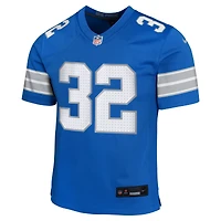 Youth Nike Brian Branch Blue Detroit Lions Game Jersey