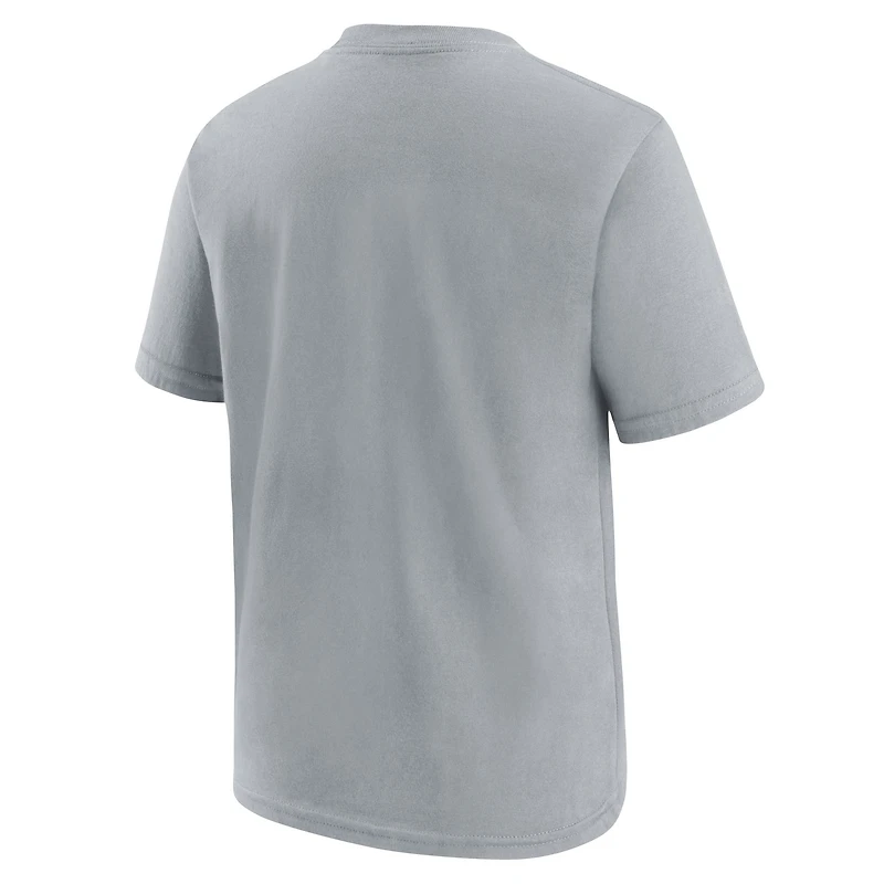 Youth Nike Gray Detroit Lions Icon Legend T-Shirt