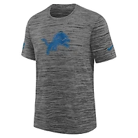 Youth Nike  Heather Gray Detroit Lions Sideline Velocity Performance T-Shirt