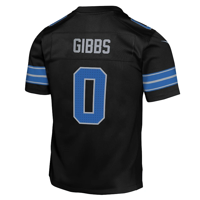 Youth Nike Jahmyr Gibbs Blue Detroit Lions Game Jersey