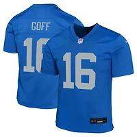 Youth Nike Jared Goff Blue Detroit Lions Alternate Game Jersey