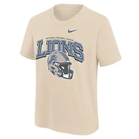 T-shirt Nike Easy Lane pour jeunes, couleur naturelle, Detroit Lions