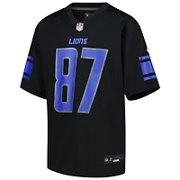 Youth Nike Sam LaPorta Black Detroit Lions Game Jersey