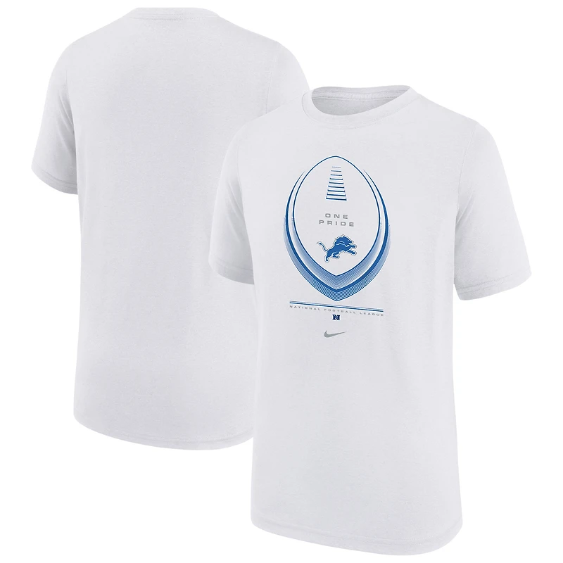 Youth Nike  White Detroit Lions Icon Legend Dri-FIT T-Shirt