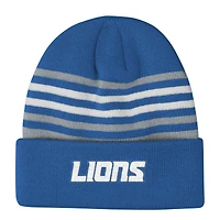 Youth Outerstuff  Blue Detroit Lions Essentials Cuffed Knit Hat