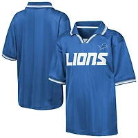 Polo de stade bleu Detroit Lions pour jeunes Outerstuff