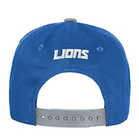 Casquette ajustable True Retro bleue des Lions de Détroit pour jeunes Outerstuff