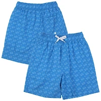 Maillot de bain fleuri bleu Detroit Lions pour enfants Wes et Willy