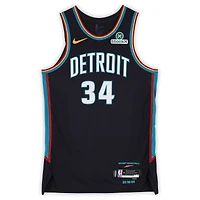 Bobi Klintman Detroit Pistons Game-Used #34 Black Nike City Edition Jersey vs. Phoenix Suns on January 29 and vs. New Orleans Pelicans on March 26, 2026 - Size 50+4