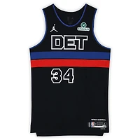 Bobi Klintman Detroit Pistons Game-Used #34 Black Nike Jersey vs. Toronto Raptors on February 11, 2026 - Size 50+4