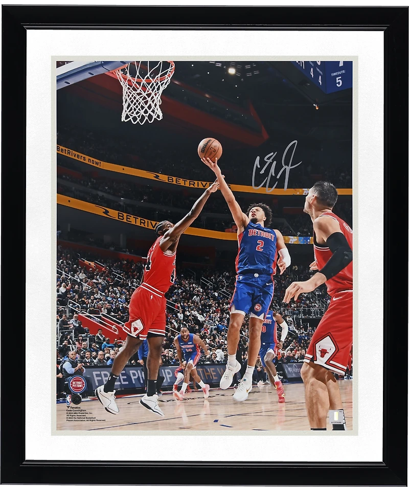 Photo autographiée de Cade Cunningham (Détroit Pistons) - 40 x 50 cm (16 x 20 pouces) - Début de saison