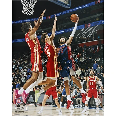Cade Cunningham Detroit Pistons Autographed 16" x 20" Game Winner vs. Atlanta Hawks Photograph