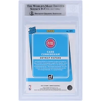 Cade Cunningham Detroit Pistons Autographed 2021-22 Panini Donruss Rated Rookie #211 Beckett Fanatics Witnessed Authenticated Rookie Card with "2021 #1 Pick" Inscription