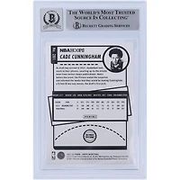 Cade Cunningham Detroit Pistons Autographed 2021-22 Panini NBA Hoops #201 Beckett Fanatics Witnessed Authenticated 10 Rookie Card
