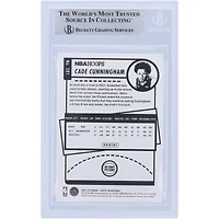 Cade Cunningham Detroit Pistons Autographed 2021-22 Panini NBA Hoops #201 Beckett Fanatics Witnessed Authenticated Rookie Card