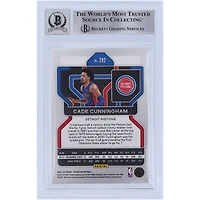 Cade Cunningham Detroit Pistons Autographed 2021-22 Panini Prizm #282 Beckett Fanatics Witnessed Authenticated 10 Rookie Card