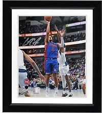 Cade Cunningham Detroit Pistons Autographed 8" x 10" Layup vs. Dallas Mavericks Photograph