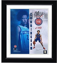 Cade Cunningham Detroit Pistons Autographed 8" x 10" Rookie Photoshoot Photograph