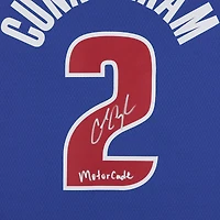 Cade Cunningham Detroit Pistons Autographed Blue Nike Icon Edition Swingman Jersey with "Motorcade" Inscription