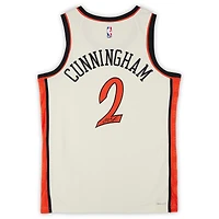 Cade Cunningham Detroit Pistons Autographed Cream Nike 2024-25 City Edition Swingman Jersey
