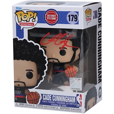 Figurine en vinyle Funko Pop! autographiée de Cade Cunningham des Detroit Pistons