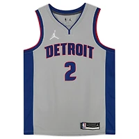 Cade Cunningham Detroit Pistons Autographed Jordan Brand Gray Statement Swingman Jersey with "2021 #1 Draft Pick" Inscription
