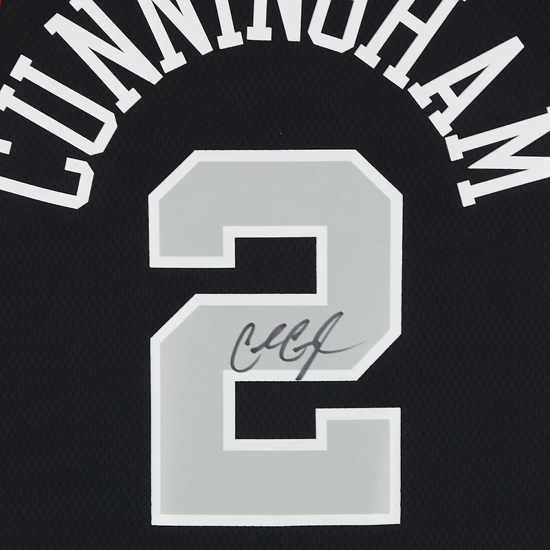 Cade Cunningham Detroit Pistons Autographed Nike Black 2023-24 City Swingman Jersey