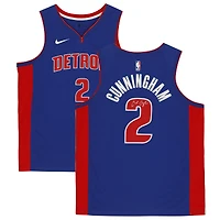 Maillot Swingman autographié par Cade Cunningham des Detroit Pistons