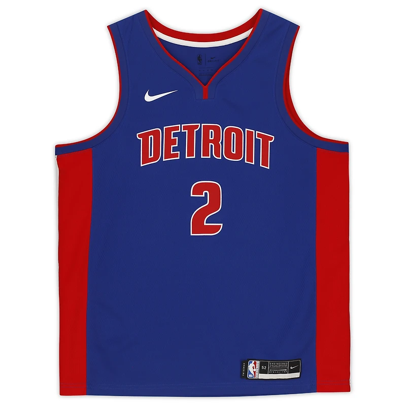 Maillot Swingman autographié par Cade Cunningham des Detroit Pistons
