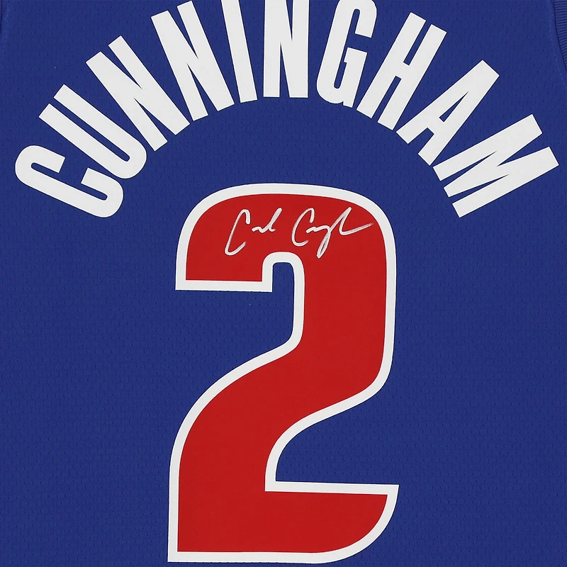 Maillot Swingman autographié par Cade Cunningham des Detroit Pistons