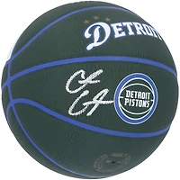 Cade Cunningham Detroit Pistons Autographed Wilson City Edition Collectors Basketball 