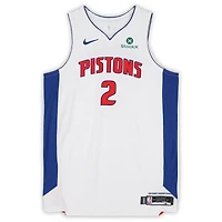 Cade Cunningham Detroit Pistons Game-Used #2 White Nike Jersey vs. Orlando Magic on April 25, 2026 - Size 52+6