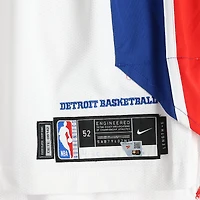 Maillot blanc Nike porté par Cade Cunningham (Detroit Pistons) n° 2 lors du match contre le Orlando Magic le 25 avril 2026 - Taille 52+6