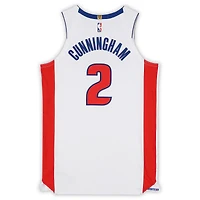 Cade Cunningham Detroit Pistons Game-Used #2 White Nike Jersey vs. Orlando Magic on April 25 and 27, 2026 - Size 52+6