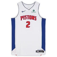Cade Cunningham Detroit Pistons Game-Used #2 White Nike Jersey vs. Orlando Magic on April 25 and 27, 2026 - Size 52+6
