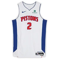 Cade Cunningham Detroit Pistons Game-Used #2 White Nike Jersey vs. Phoenix Suns on January 15, 2026 - Size 50+4