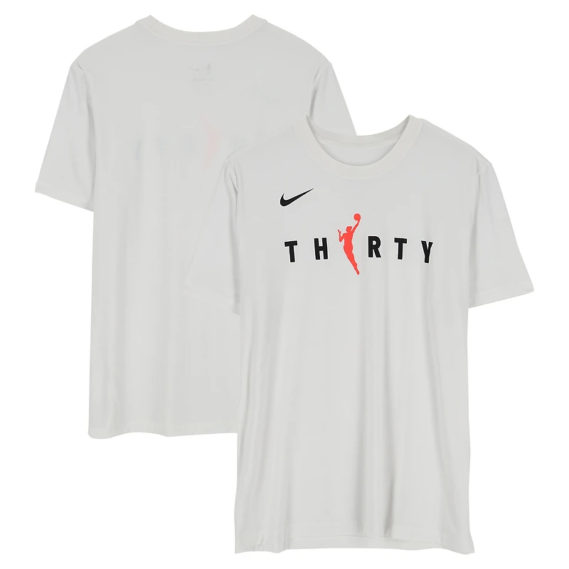 Maillot blanc à manches courtes Nike porté par Cade Cunningham (Detroit Pistons) lors de la saison NBA 2025-2026 - Taille XLT