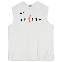 Cade Cunningham Detroit Pistons Player-Worn White Nike WNBA Sleeveless Shirt from the 2025-26 NBA Season - Size XL