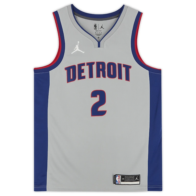 Cade Cunningham Gray Detroit Pistons Autographed Jordan Brand Statement Edition Swingman Jersey
