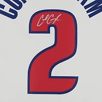 Maillot Swingman Nike Association Edition autographié par Cade Cunningham des Detroit Pistons