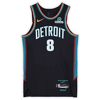 Caris LeVert Detroit Pistons Game-Used #8 Black Nike City Edition Jersey vs. Charlotte Hornets on April 10, 2026 - Size 48+4
