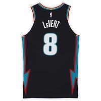 Maillot Nike City Edition noir n° 8 porté par Caris LeVert lors des Detroit Pistons durant la saison NBA 2025-2026 - Taille 48+4