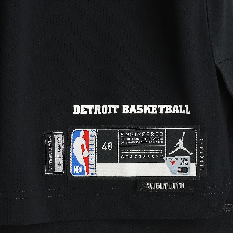 Caris LeVert Detroit Pistons Game-Used #8 Black Nike Jersey vs. Minnesota Timberwolves on April 2, 2026 - Size 48+4