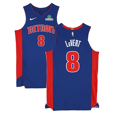 Caris LeVert Detroit Pistons Game-Used #8 Nike Jersey Worn During the 2025-26 NBA Season