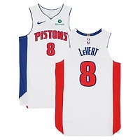 Caris LeVert Detroit Pistons Game-Used #8 White Nike Jersey vs. Toronto Raptors on March 31, 2026 - Size 48+4