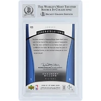 Chauncey Billups Detroit Pistons Autographed 2006-07 Upper Deck SP Game Used Authentic Fabrics Jersey Relic #123 Beckett Fanatics Witnessed Authenticated 10 Card