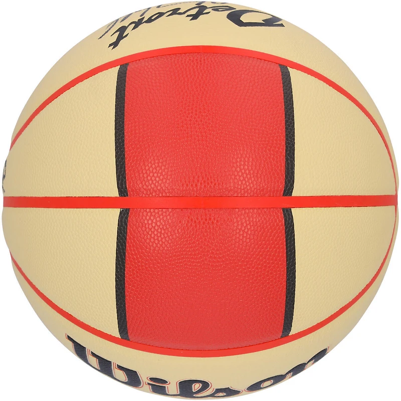 Ballon de basket-ball de collection Wilson 2024-25 autographié par Chauncey Billups des Detroit Pistons