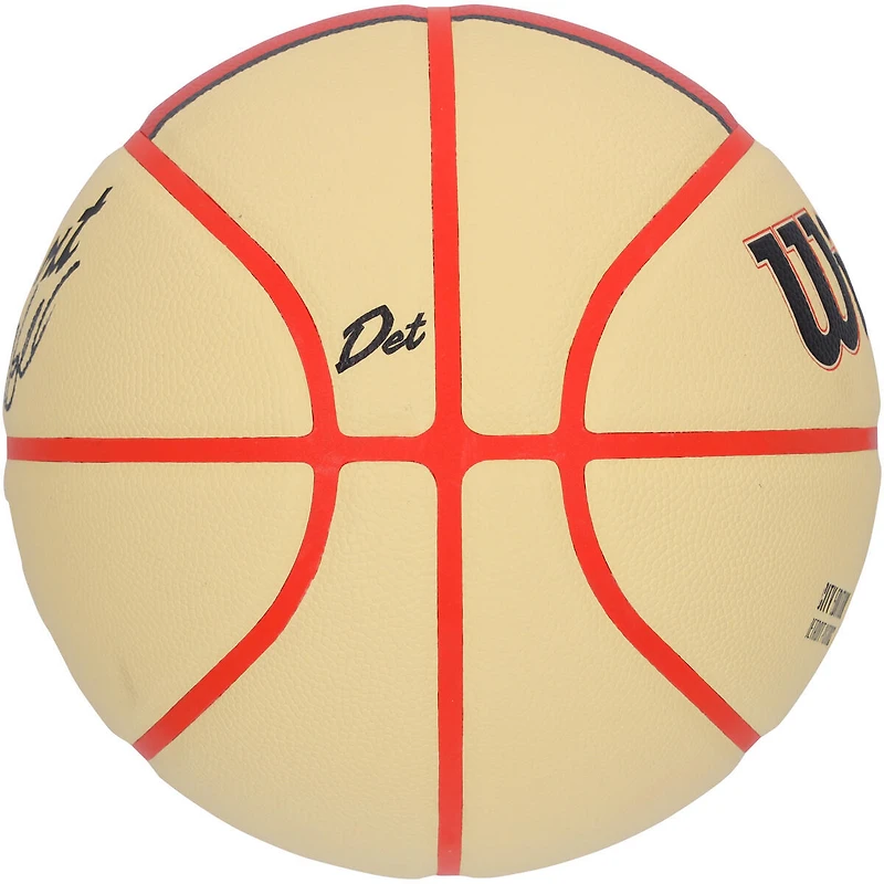 Chauncey Billups Detroit Pistons Autographed Wilson 2024-25 City Edition Collector Basketball